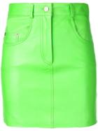 Manokhi Fitted Mini Skirt - Green