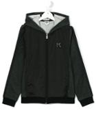Karl Lagerfeld Kids Zipped Hoodie, Boy's, Size: 14 Yrs, Black