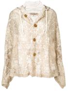 Comme Des Garçons Pre-owned Lace Poncho - Neutrals