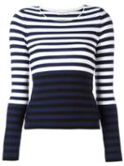 Sonia Rykiel Striped Jumper, Women's, Size: Medium, Blue, Cotton/polyester