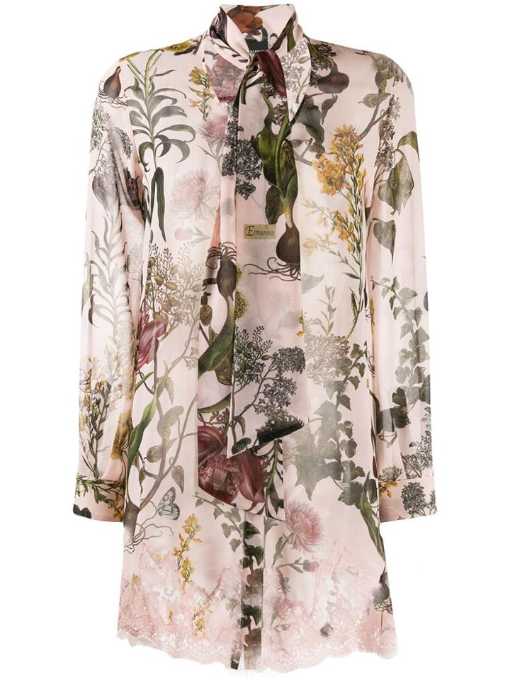 Ermanno Ermanno Printed Floral Blouse - Pink