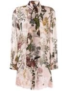 Ermanno Ermanno Printed Floral Blouse - Pink