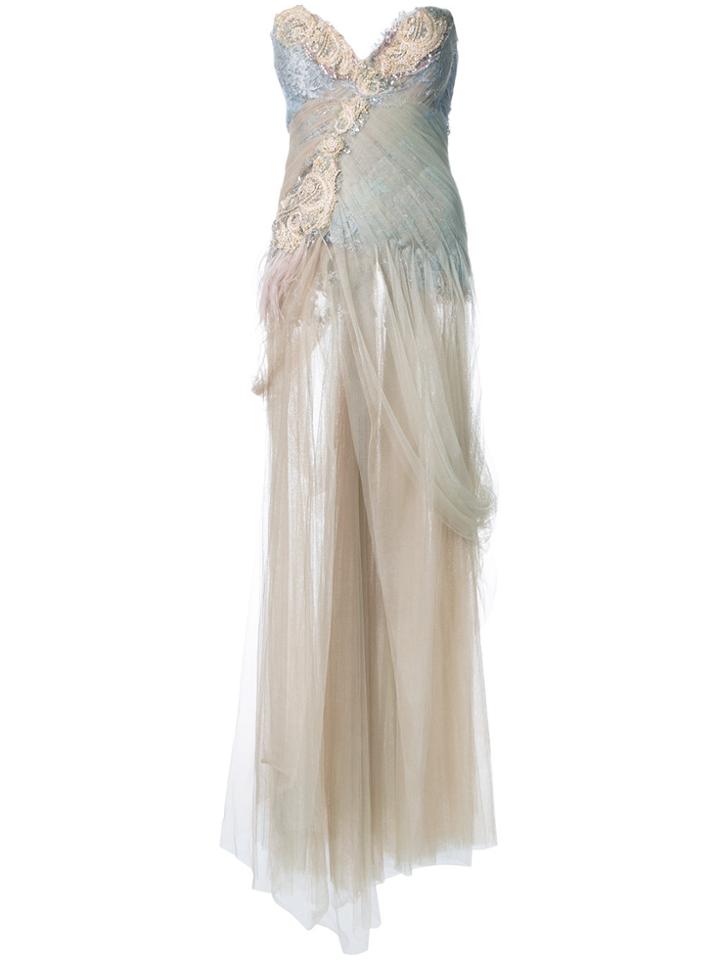 Trash Couture Strapless Embellished Corset - Nude & Neutrals