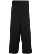 See By Chloé - Wide Leg Cropped Trousers - Women - Polyester/spandex/elastane/viscose - 36, Black, Polyester/spandex/elastane/viscose