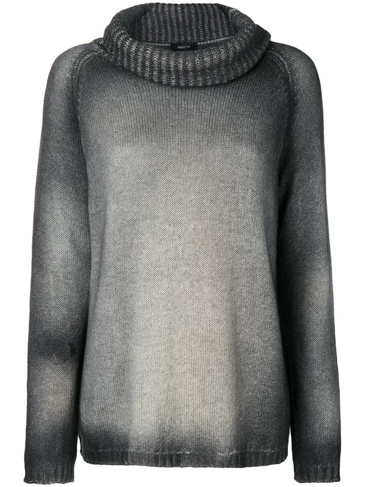 Avant Toi - Gradient Effect Jumper - Women - Cashmere - S, Grey, Cashmere