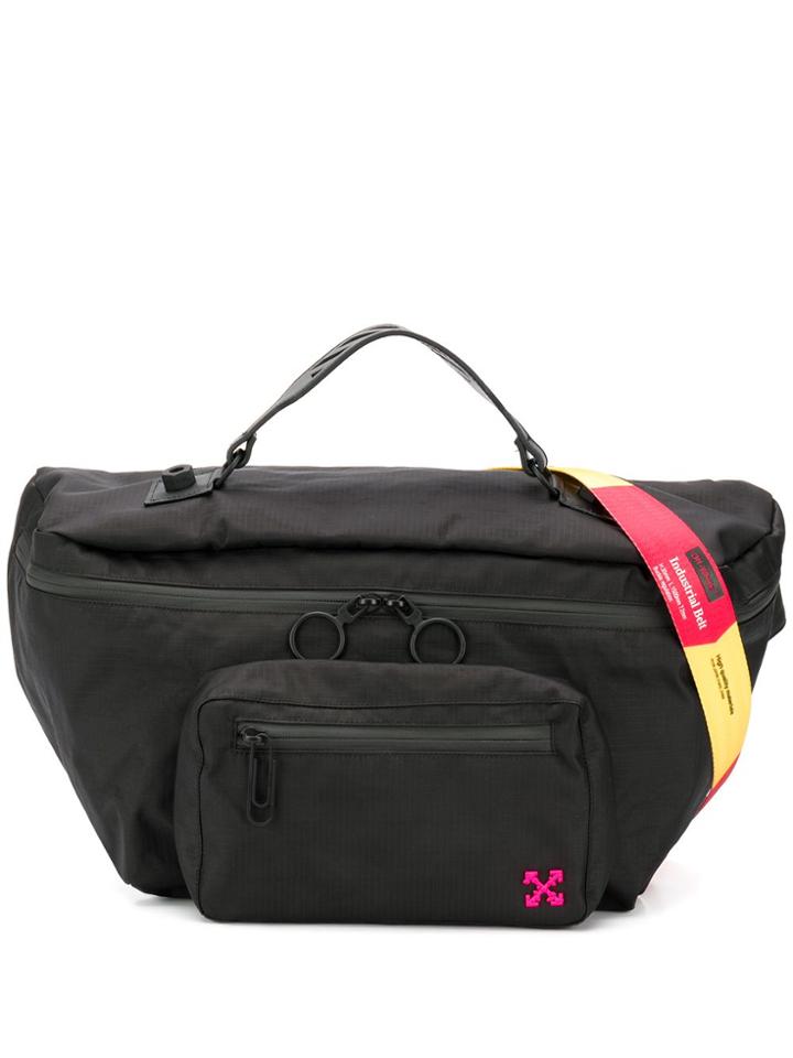 Off-white Arrows Logo Messenger Bag - Black
