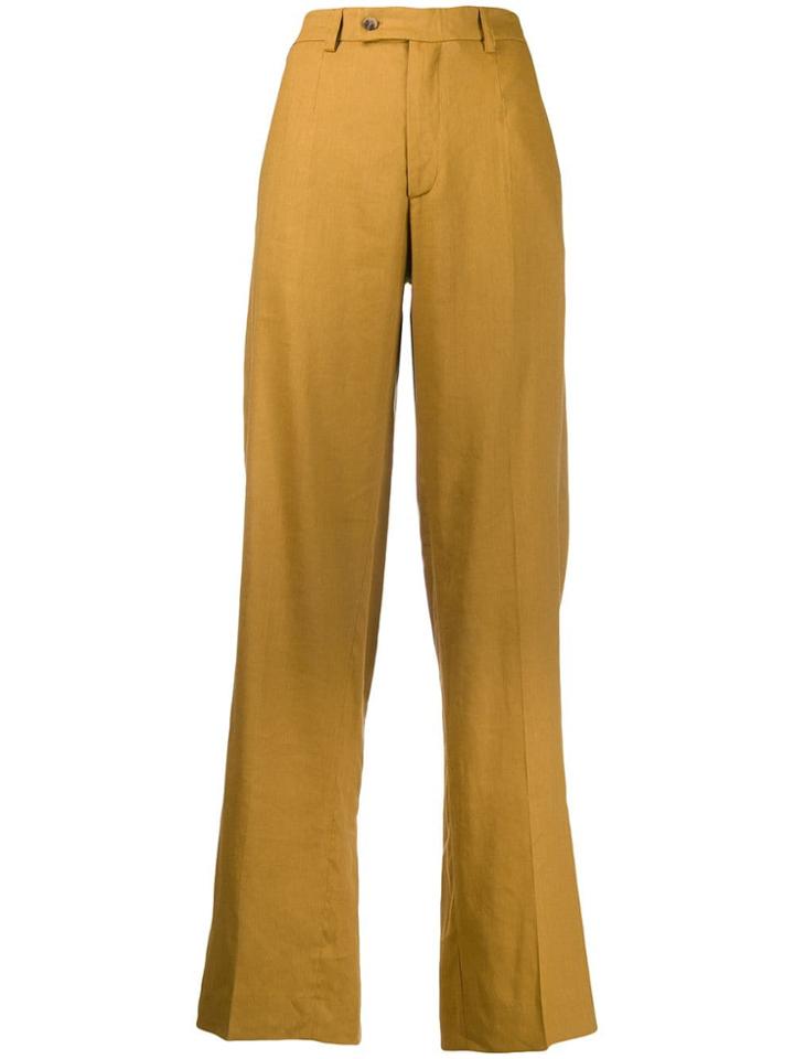 Mrz Straight-leg Trousers - Yellow