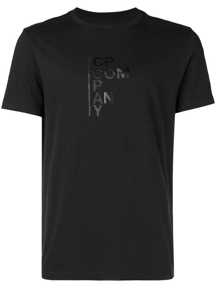 Cp Company Tonal Logo T-shirt - Black