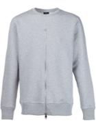 Diesel Zip Detail Sweatshirt, Men's, Size: Medium, Grey, Cotton
