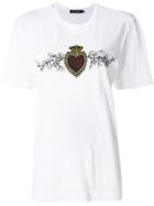 Dolce & Gabbana Heart Tattoo Printed T-shirt - White