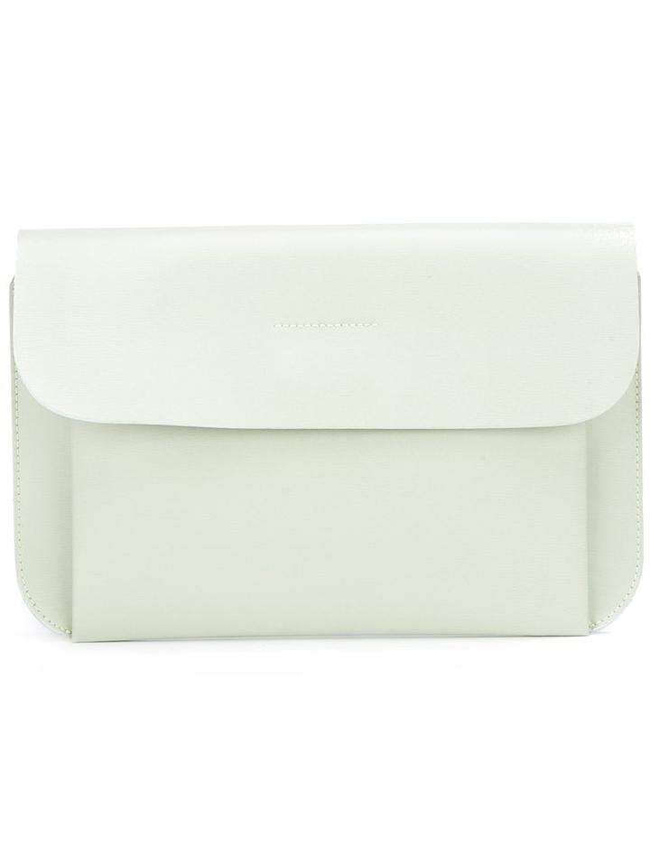 Ally Capellino Sophia Clutch, Women's, Green, Leather