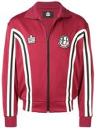 Represent Panelled Sports Zip Fleece - Red