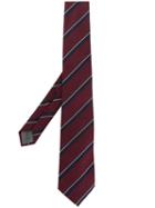 Brunello Cucinelli Striped Tie - Red