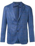 Tagliatore - Classic Blazer - Men - Silk/linen/flax/cupro/wool - 58, Blue, Silk/linen/flax/cupro/wool