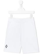 Marcelo Burlon County Of Milan Kids Casual Shorts, Boy's, Size: 6 Yrs, White