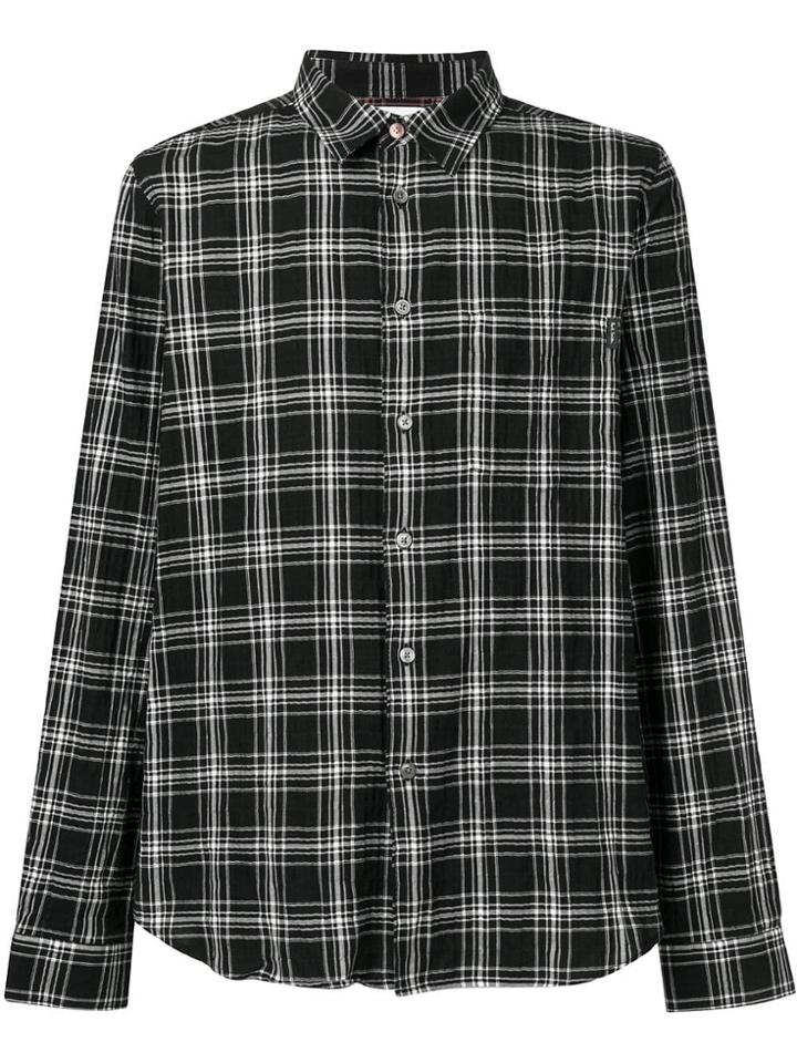 Ps Paul Smith Check Shirt - Black