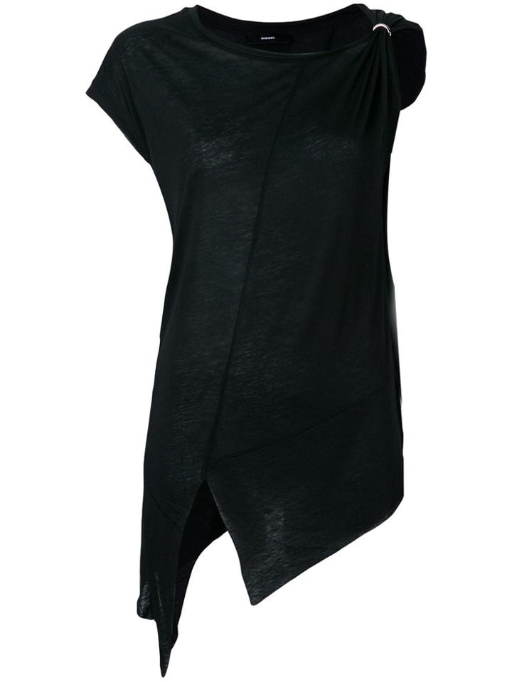 Diesel Asymmetric Tank Top - Black