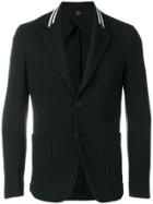 Fendi Striped Lapel Blazer - Black
