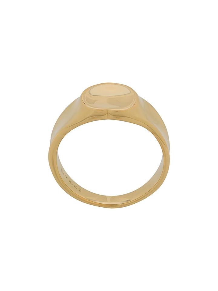 Maria Black Peach Ring - Gold
