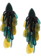Monies Bead Detail Earrings - Green
