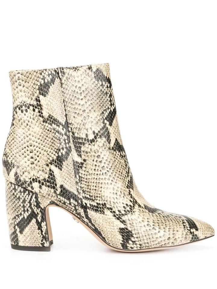 Sam Edelman Hilty Snake-print Boots - Multicolour