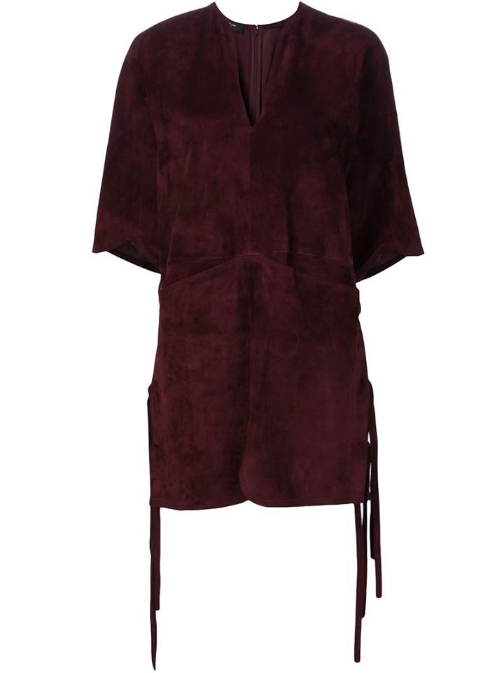 Derek Lam Pockets Lateral Straps Short Dress