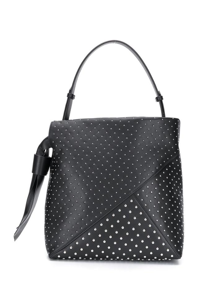 Karl Lagerfeld K/geo Hobo Stud Tote Bag - Black