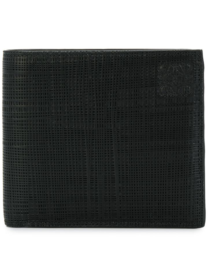 Loewe Patterned Wallet - Black