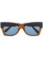 Marni Eyewear Bold Frame Sunglasses - Blue
