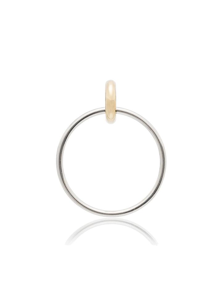 Spinelli Kilcollin 18k Yellow Gold Casseus Sg Sterling Silver Hoop
