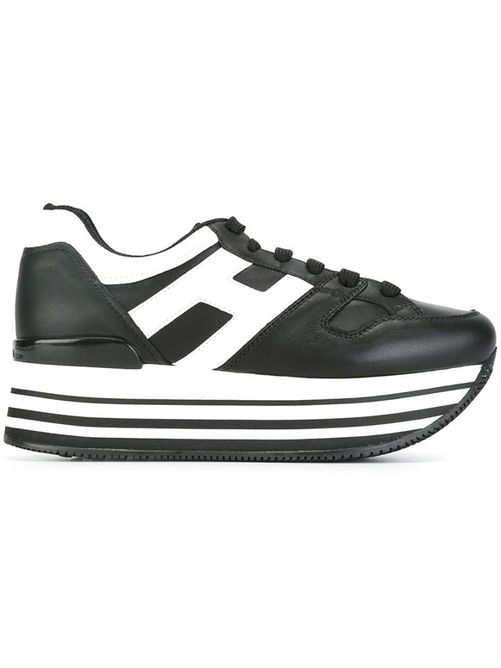 Hogan Lateral Patch Platform Sneakers
