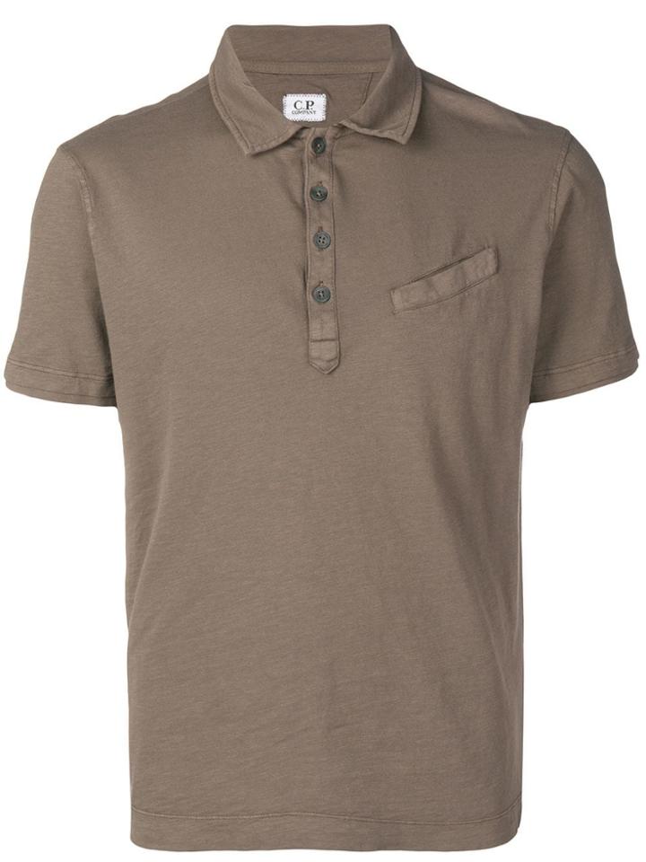 Cp Company Polo Shirt - Brown