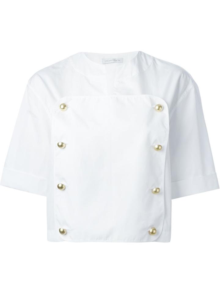J.w.anderson Double Breasted Bib Shirt