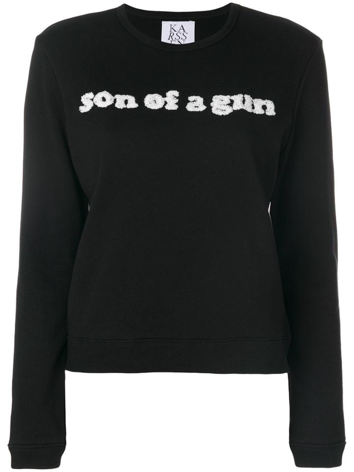 Zoe Karssen Son Of A Gun Sweater - Black