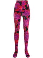 Richard Quinn Moire Leggings - Red