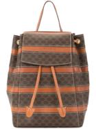 Céline Vintage Macadam Backpack Hand Bag - Brown