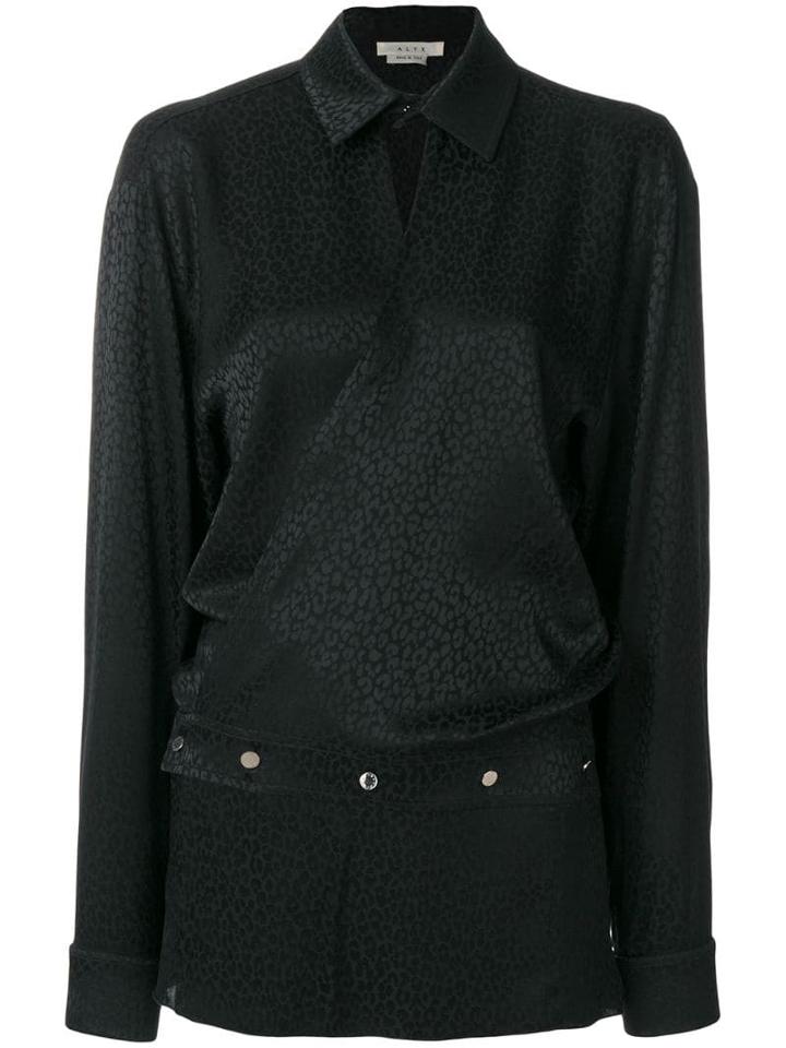 1017 Alyx 9sm Leopard Print Blouse - Black
