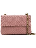 Bottega Veneta Woven Shoulder Bag - Pink