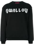 Mcq Alexander Mcqueen Swallow Sweatshirt, Women's, Size: Small, Black, Cotton