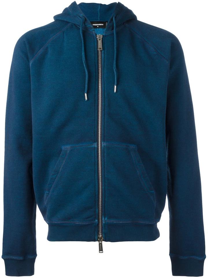 Dsquared2 Classic Hoodie, Men's, Size: Small, Blue, Cotton