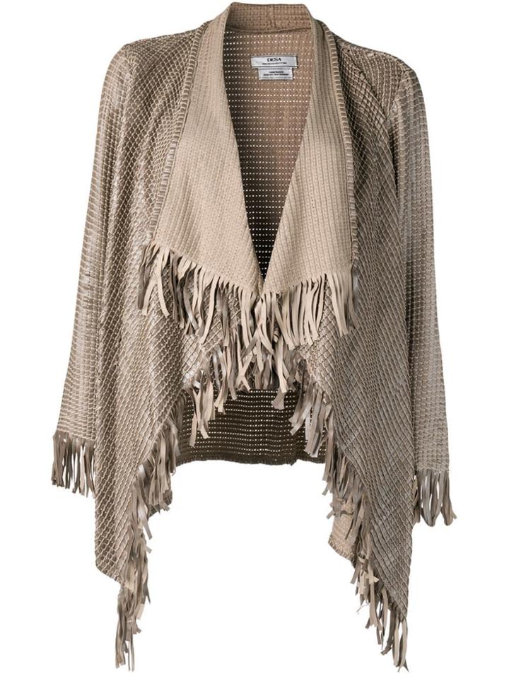 Desa 1972 Net Lurex Jacket - Neutrals
