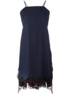Alexander Wang Flared Apron Dress - Blue