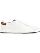 Santoni Lace-up Low-top Sneakers - White