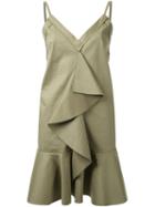 Scanlan Theodore 'double Cotton Shoestring' Dress, Women's, Size: 10, Green, Cotton