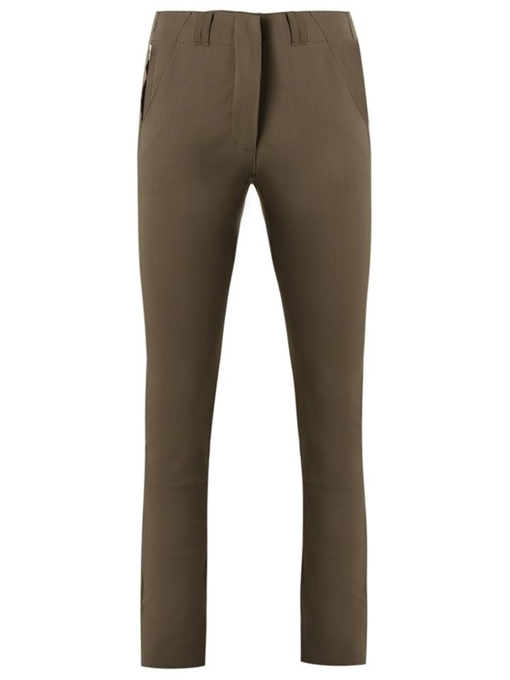 Gloria Coelho Straight Leg Trousers - Brown