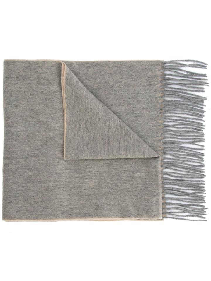 Estnation Long Tasseled Scarf - Nude & Neutrals