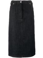 Dries Van Noten Silvan Mid-length Skirt, Women's, Size: 40, Blue, Cotton
