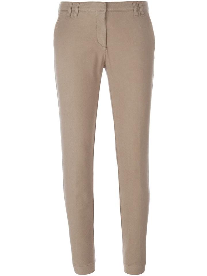 Eleventy Cuffed Hem Skinny Trousers