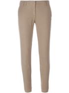 Eleventy Cuffed Hem Skinny Trousers