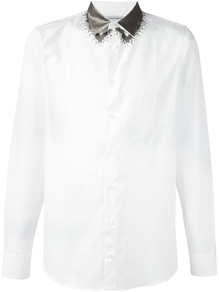 Alexander Mcqueen Sequin Embroidered Shirt